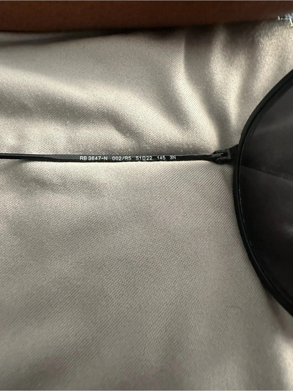 Ray-Ban 3467n Black Round Metal Sunglasses
